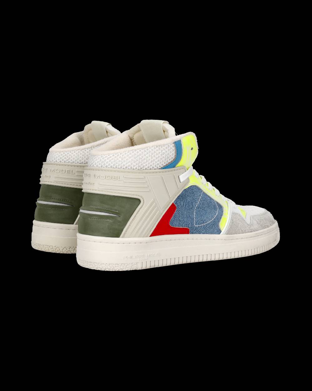 Philippe Model Sneaker Mid La Grande Uomo - Bianco E Azzurro