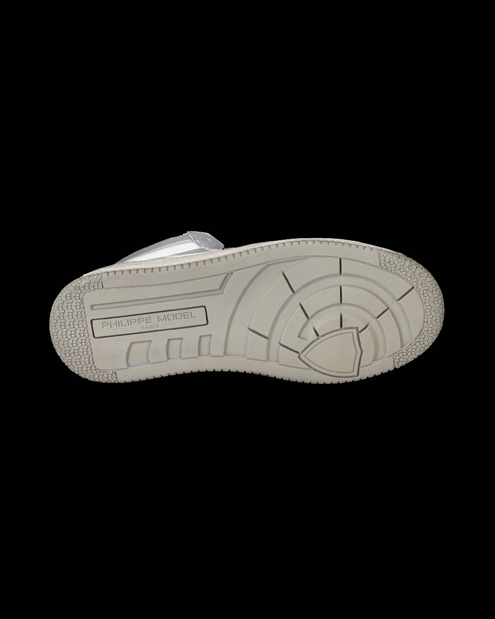 Philippe Model Sneaker Mid Rise Lyon Donna - Argento E Bianco