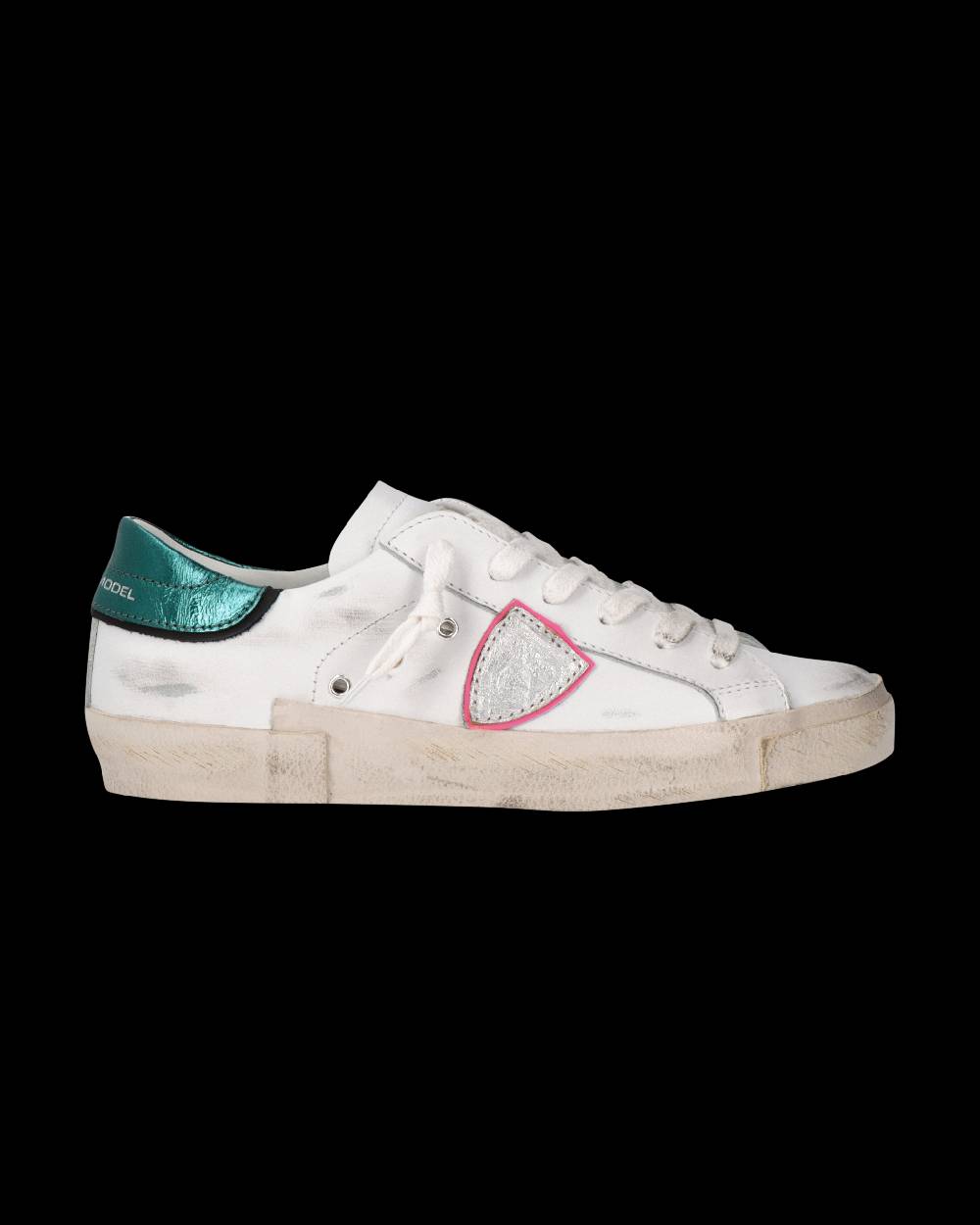 Philippe Model Sneaker Prsx Donna, Bianco E Petrolio