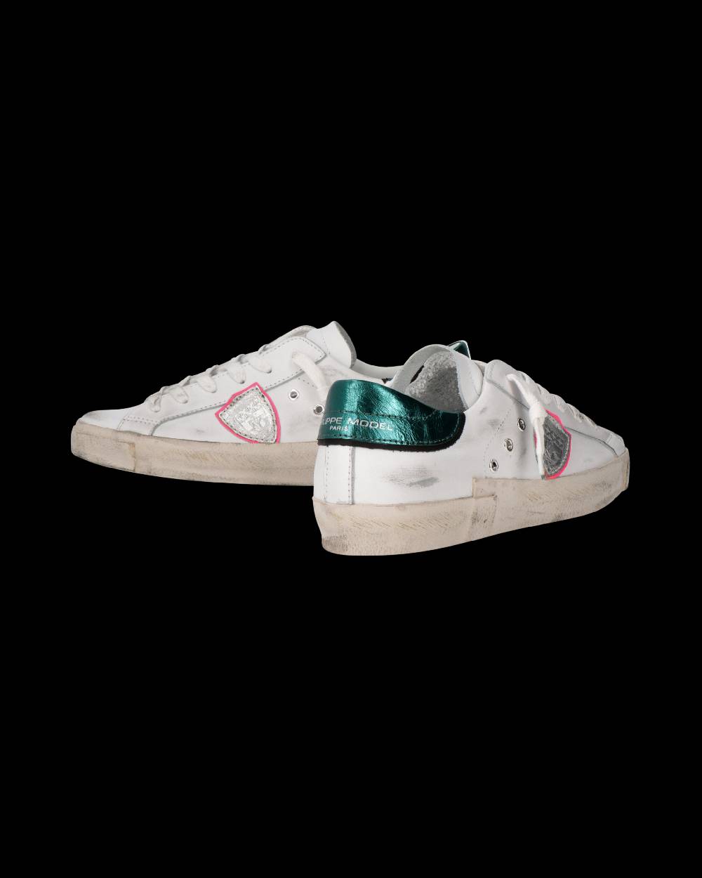 Philippe Model Sneaker Prsx Donna, Bianco E Petrolio