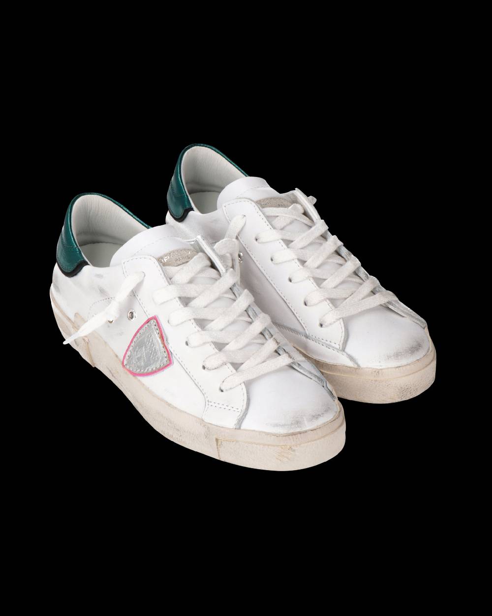 Philippe Model Sneaker Prsx Donna, Bianco e Petrolio