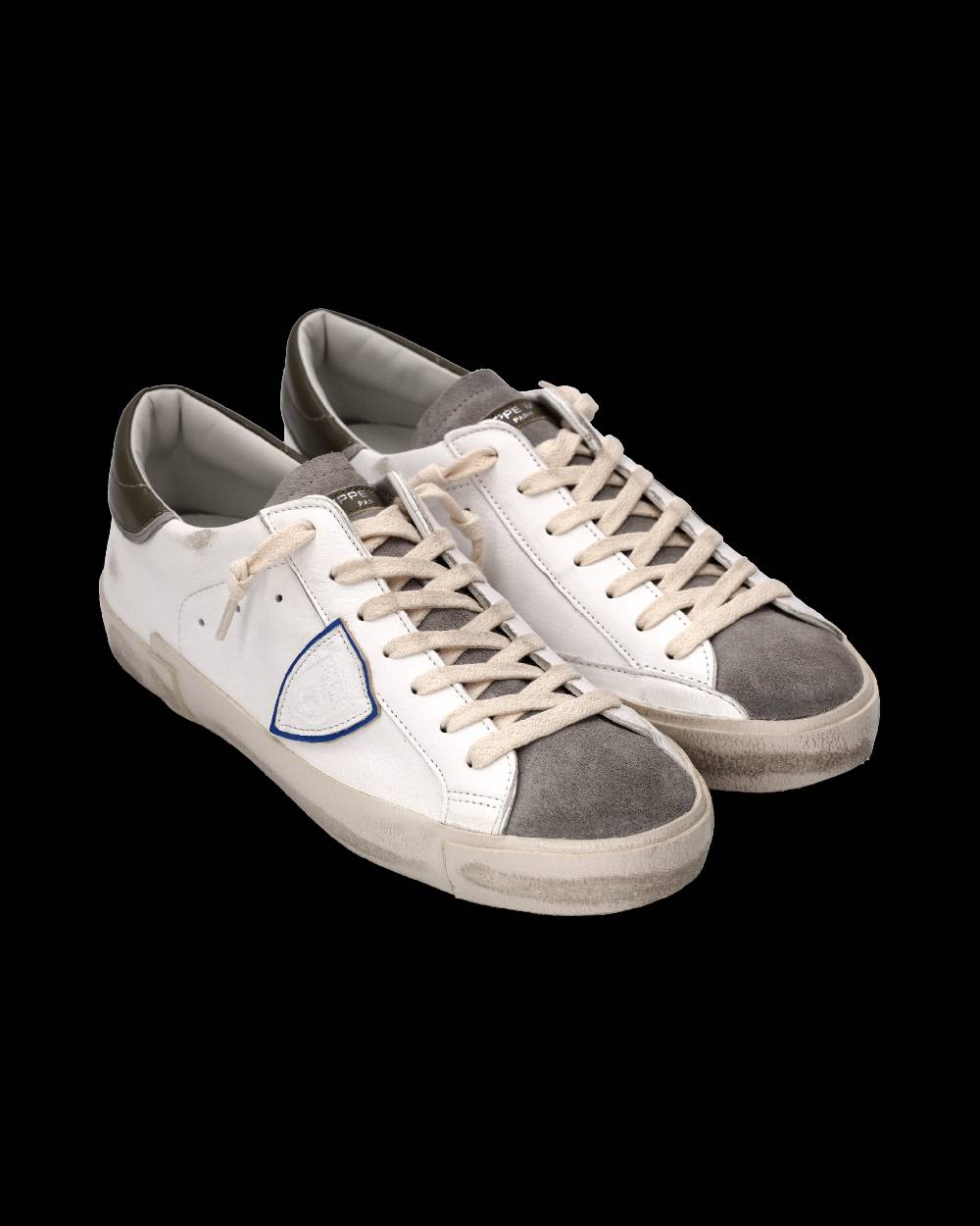 Philippe Model Sneaker Prsx Uomo, Bianco e Antracite