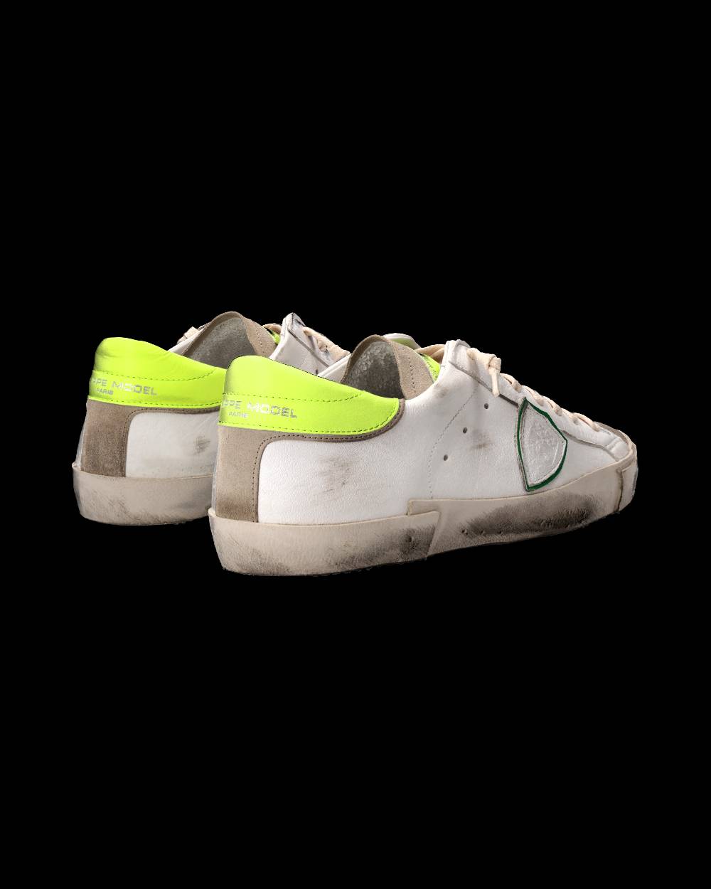 Philippe Model Sneaker Prsx Uomo, Bianco E Giallo Fluo