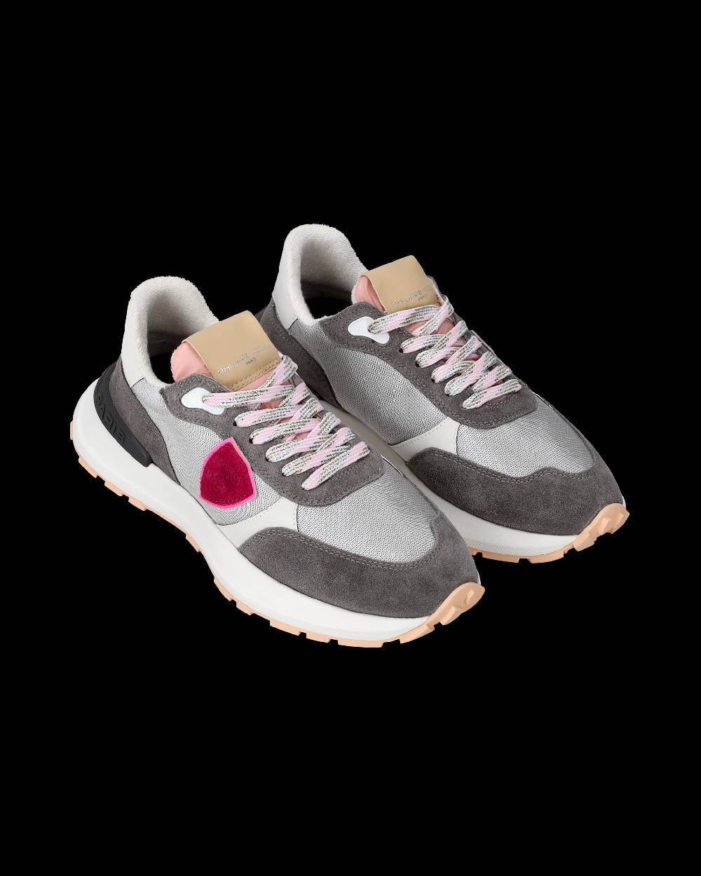 Philippe Model Sneaker running basse Antibes donna - argento e grigio