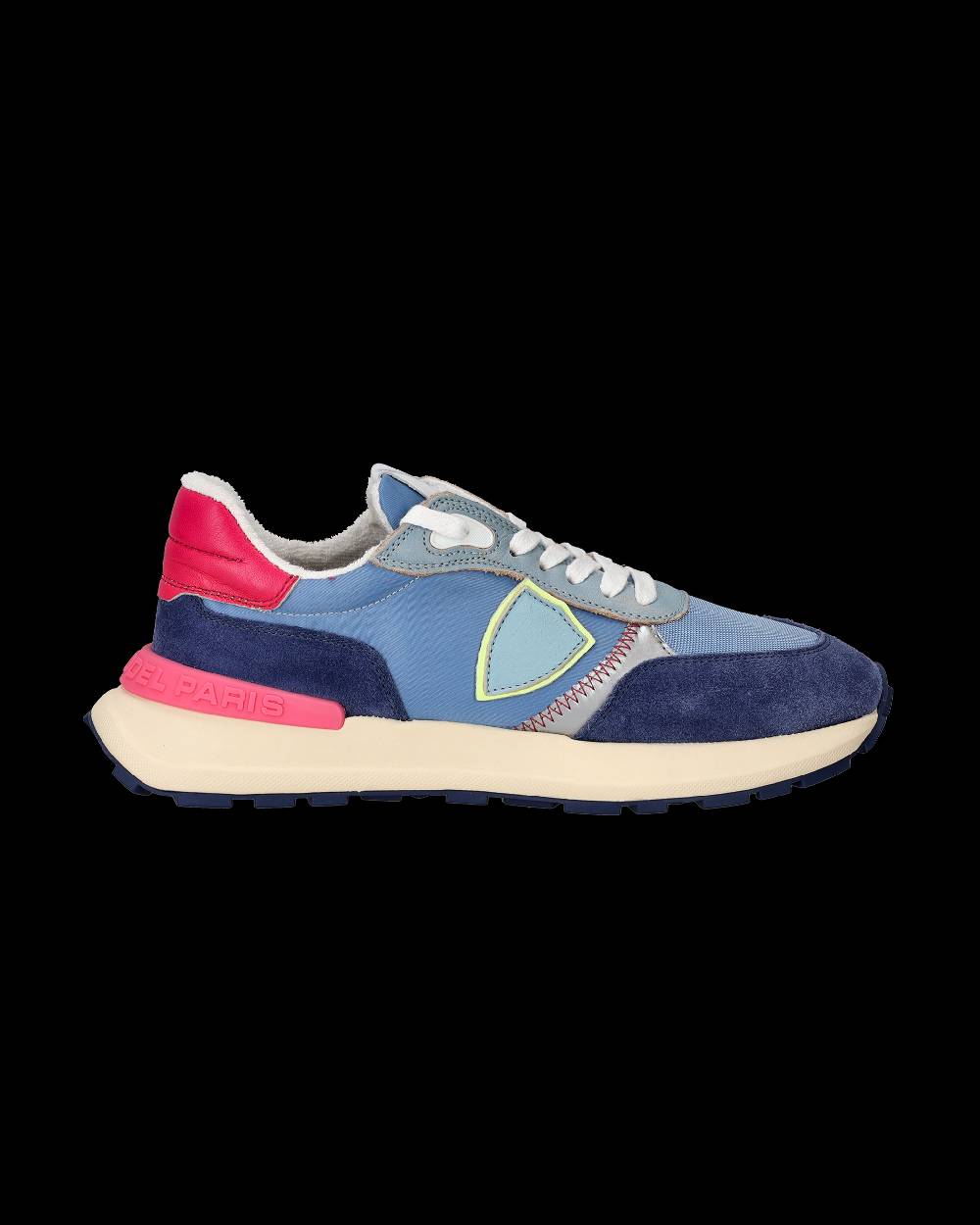 Philippe Model Sneaker Running Basse Antibes Donna - Blu Denim