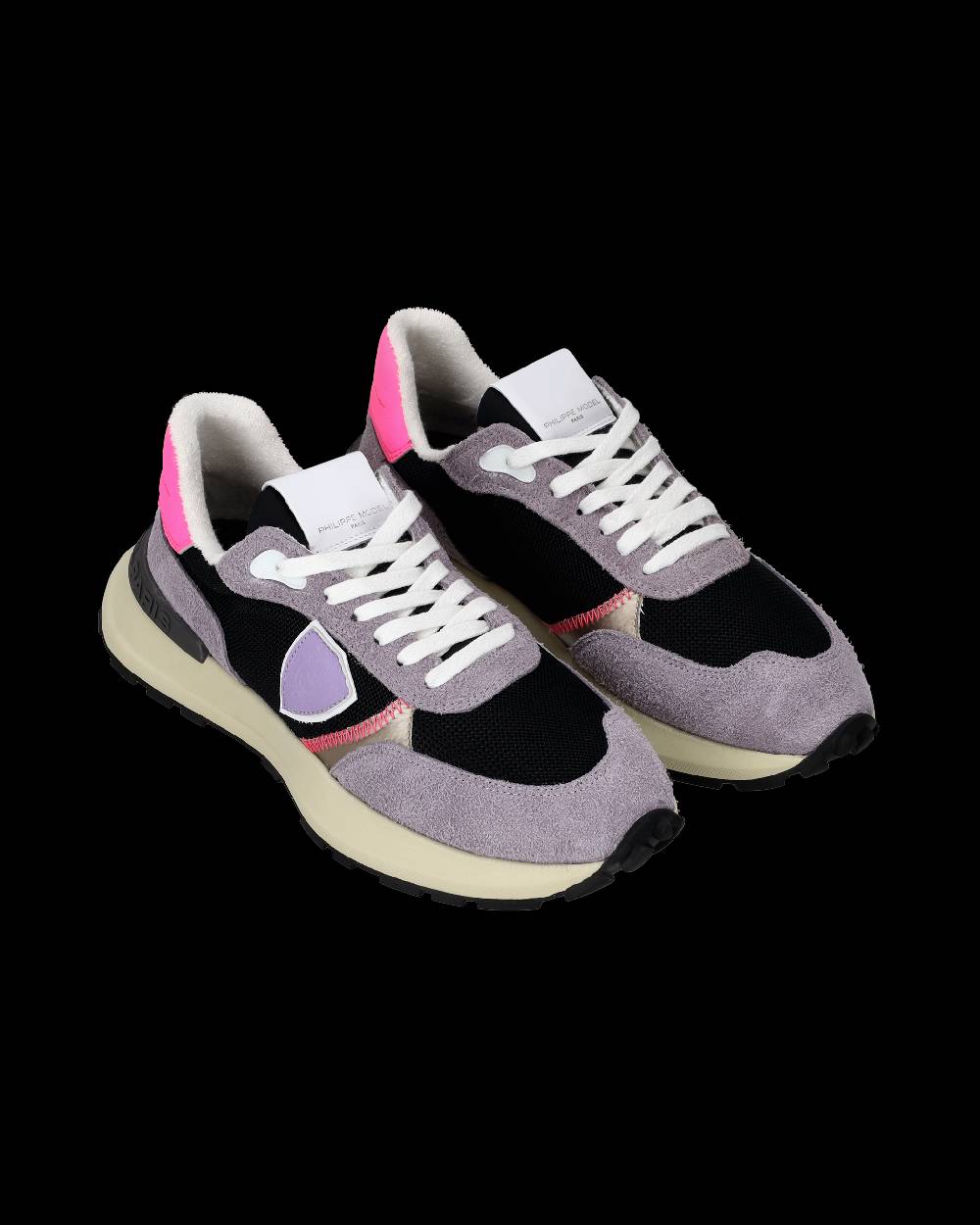 Philippe Model Sneaker running basse Antibes donna - lilla e nero