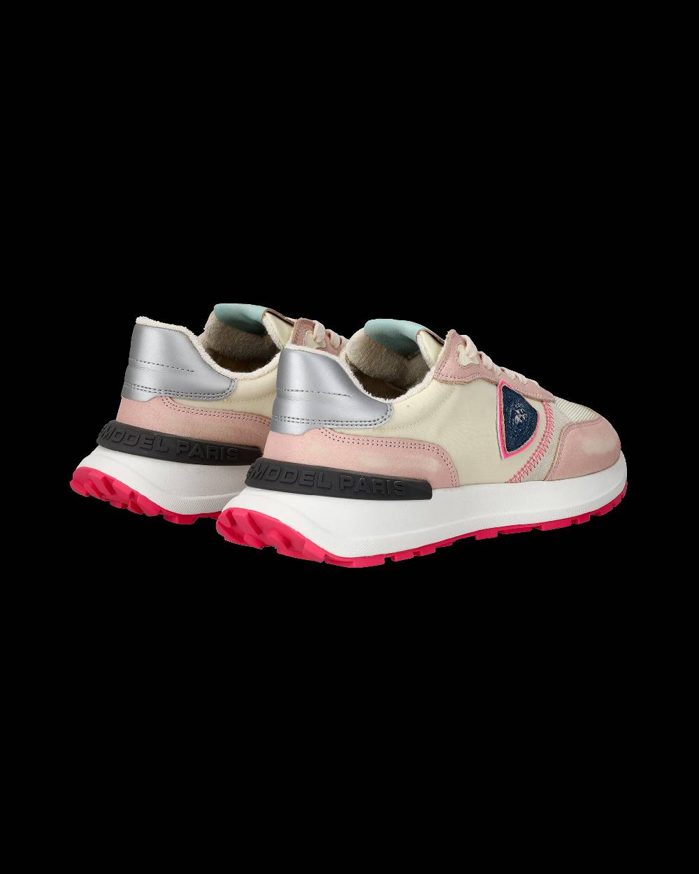 Philippe Model Sneaker Running Basse Antibes Donna - Rosa E Burro