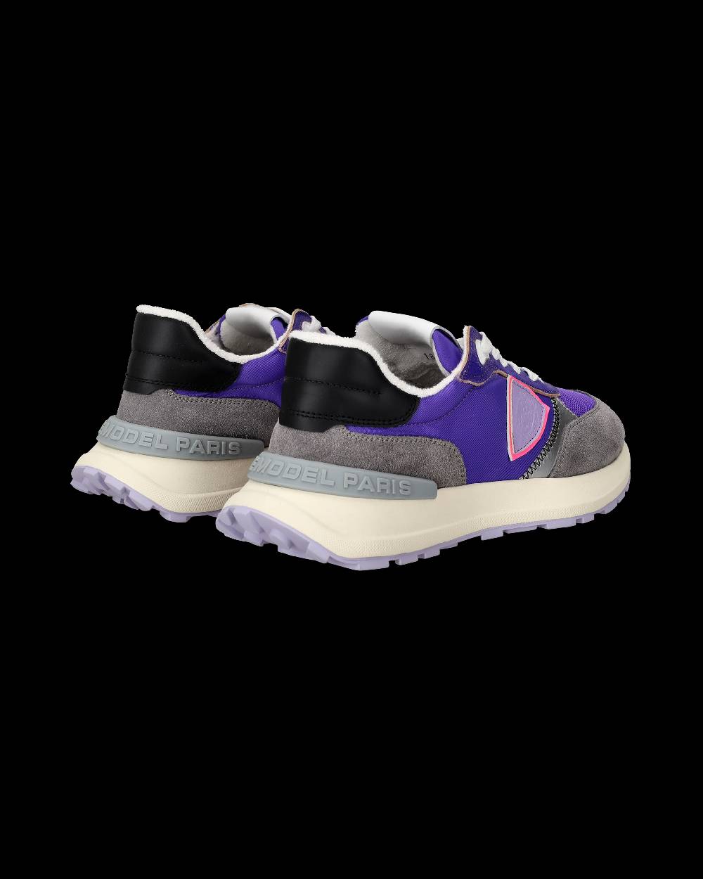 Philippe Model Sneaker Running Basse Antibes Donna - Viola E Grigio