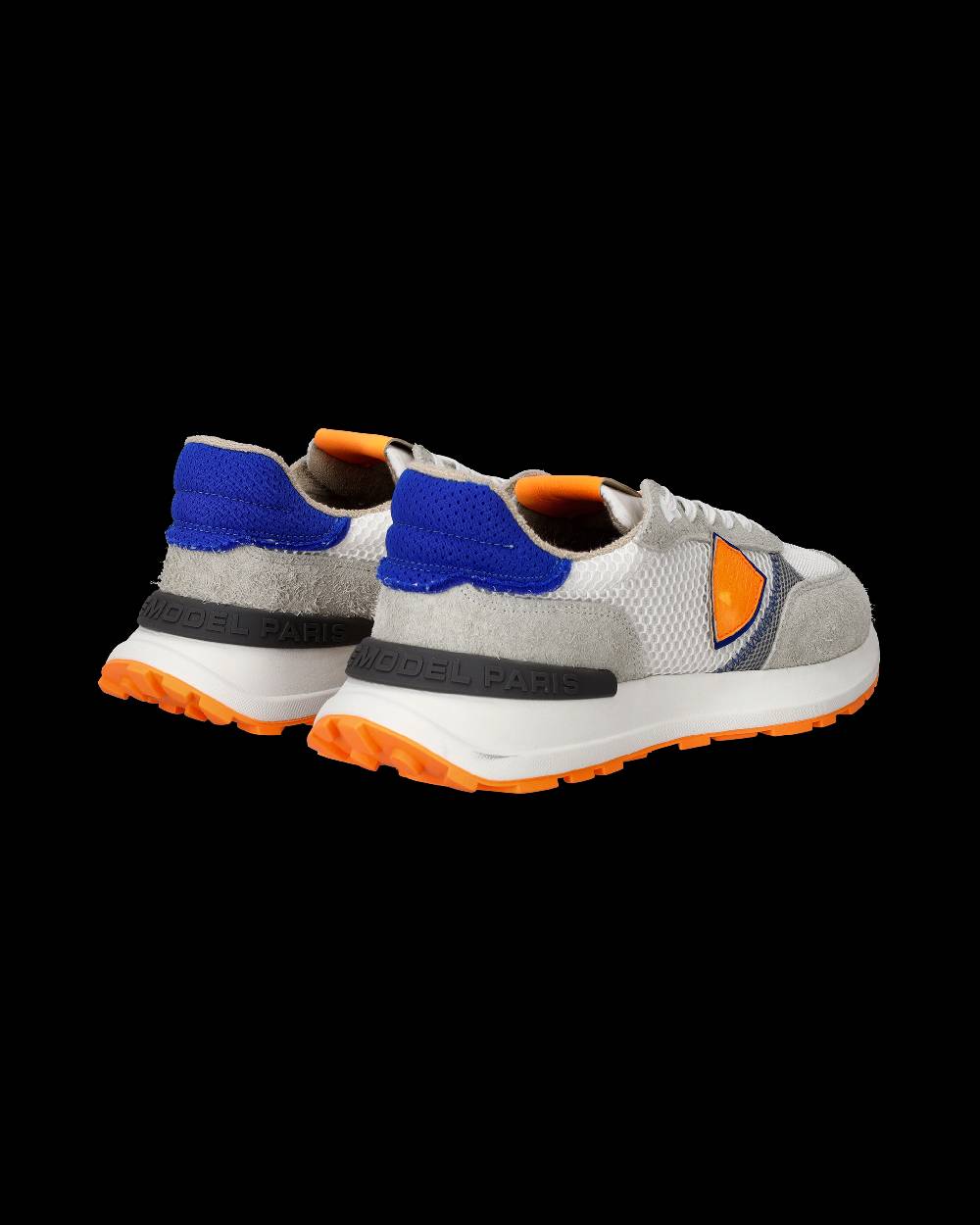 Philippe Model Sneaker Running Basse Antibes Uomo - Bianco E Arancio