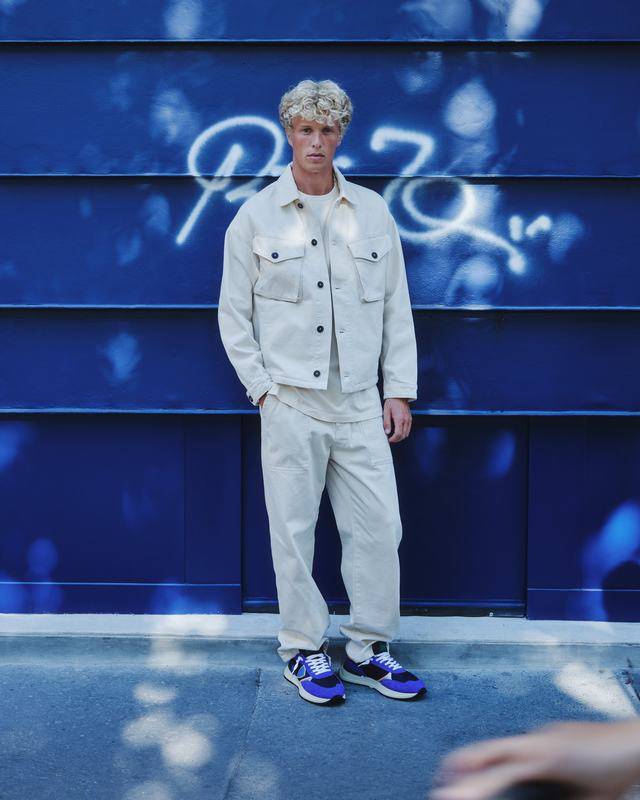 Philippe Model Sneaker Running Basse Antibes Uomo - Bluette E Nero