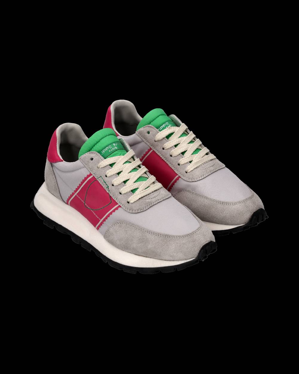 Philippe Model Sneaker Running Tour Donna, Grigio e Fucsia
