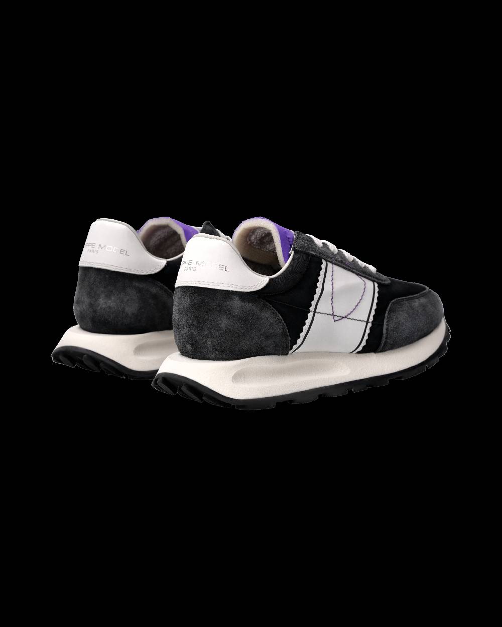 Philippe Model Sneaker Running Tour Donna, Nero E Violetto