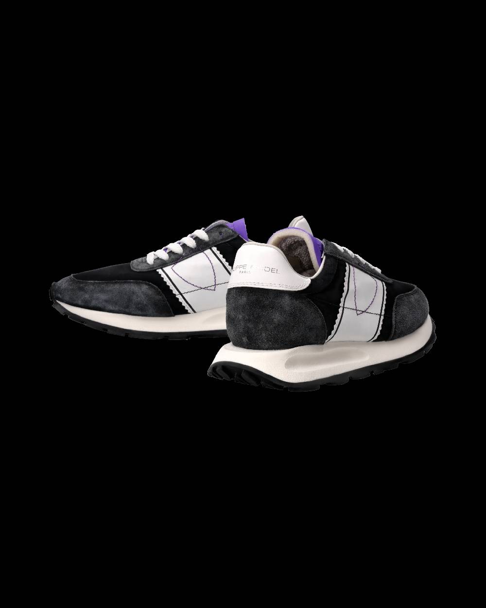 Philippe Model Sneaker Running Tour Donna, Nero E Violetto