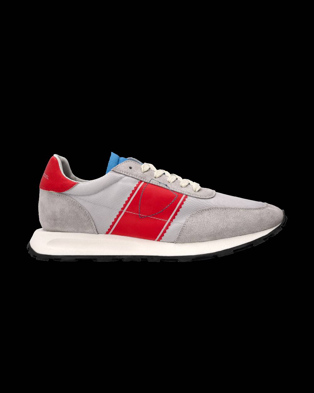 Philippe Model Sneaker Running Tour Uomo, Grigio E Rosso