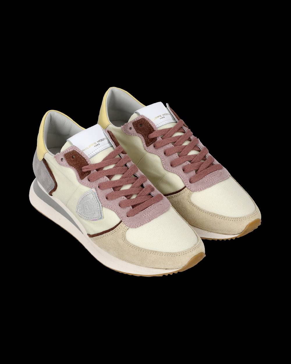 Philippe Model Sneaker running Trpx da donna - Bordeaux e latte