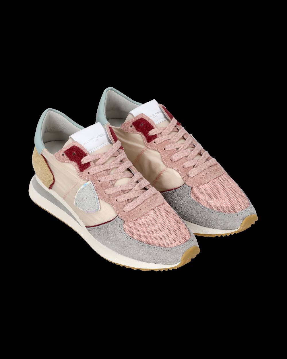 Philippe Model Sneaker running Trpx da donna - Bordeaux e rosa