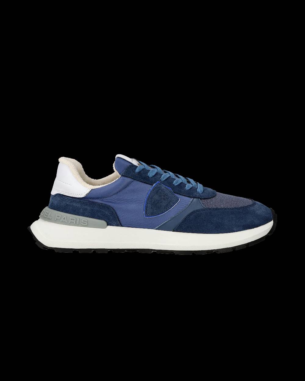 Philippe Model Sneaker Sportive Antibes Da Uomo In Nylon E Pelle - Blu
