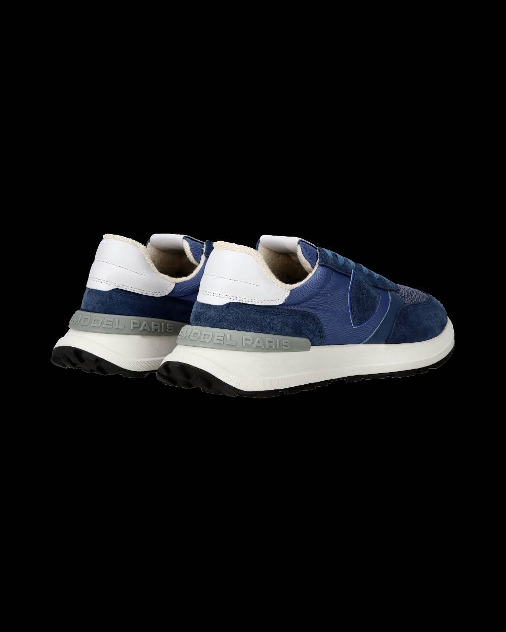 Philippe Model Sneaker Sportive Antibes Da Uomo In Nylon E Pelle - Blu