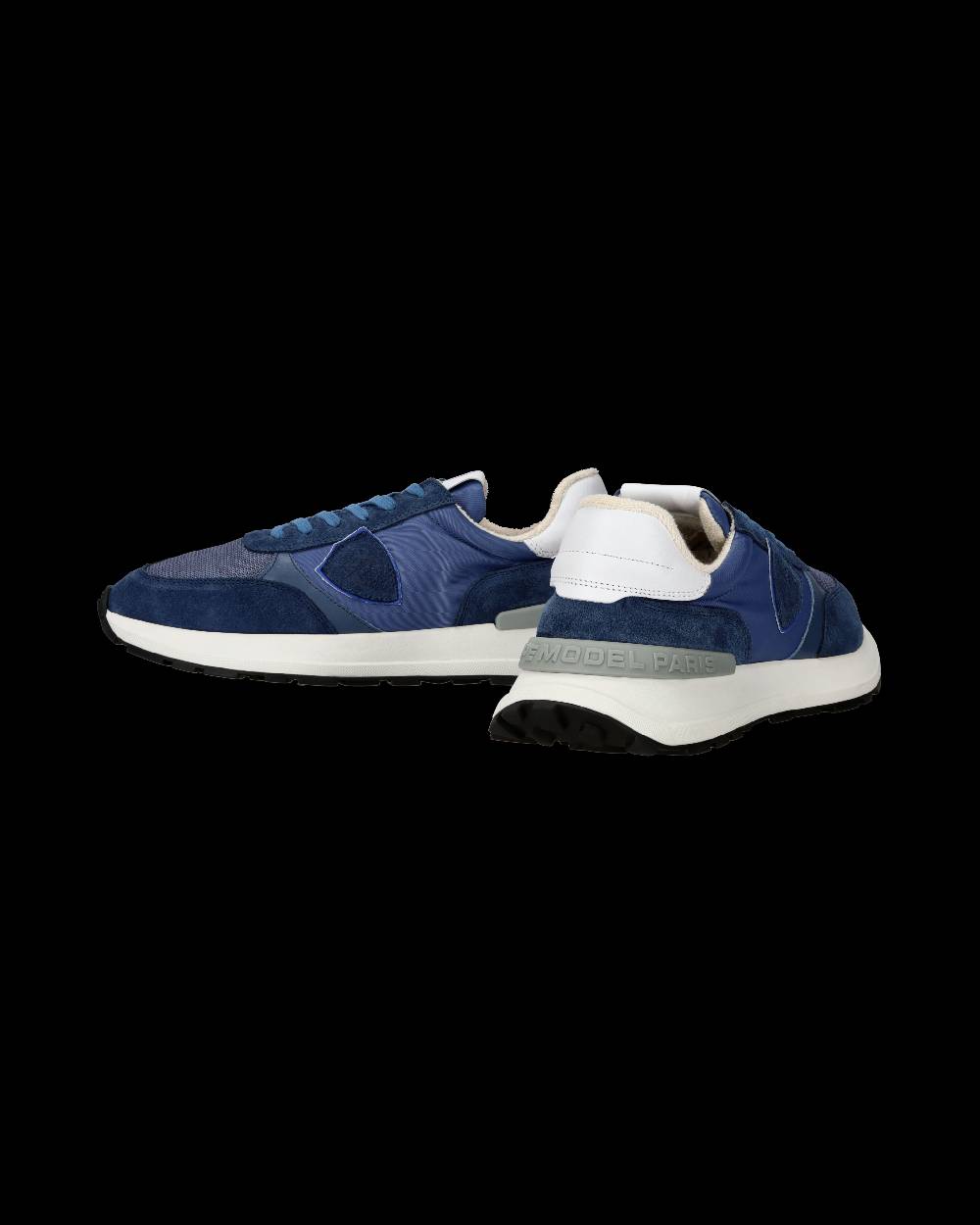 Philippe Model Sneaker Sportive Antibes Da Uomo In Nylon E Pelle - Blu