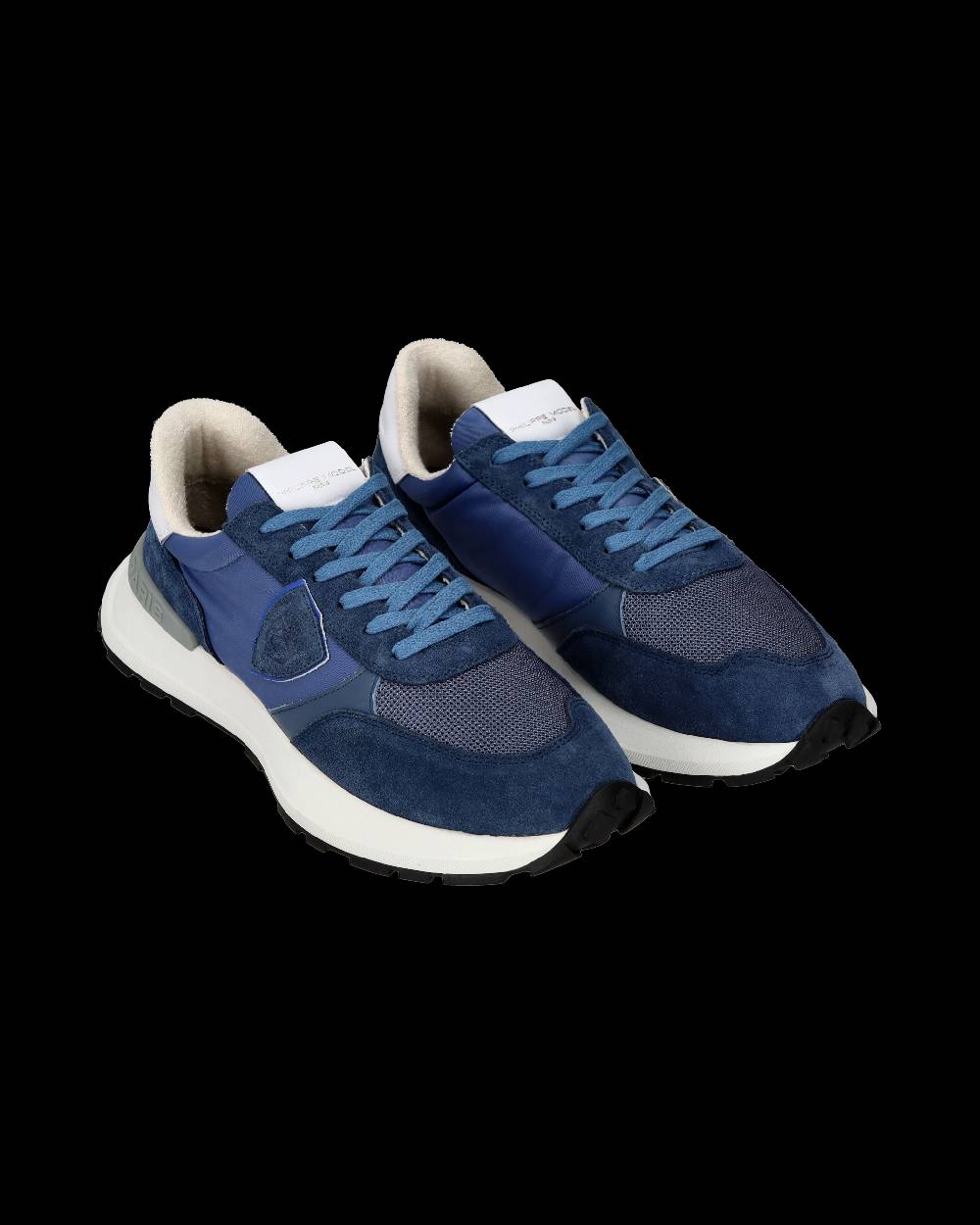 Philippe Model Sneaker sportive Antibes da uomo in nylon e pelle - Blu
