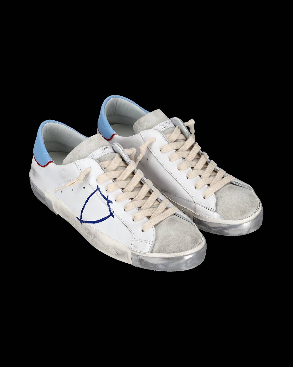 Philippe Model Sneaker tennis Prsx da uomo - Azzurro e bianco Philippe Model Sneaker tennis Prsx da uomo - Azzurro e bianco
