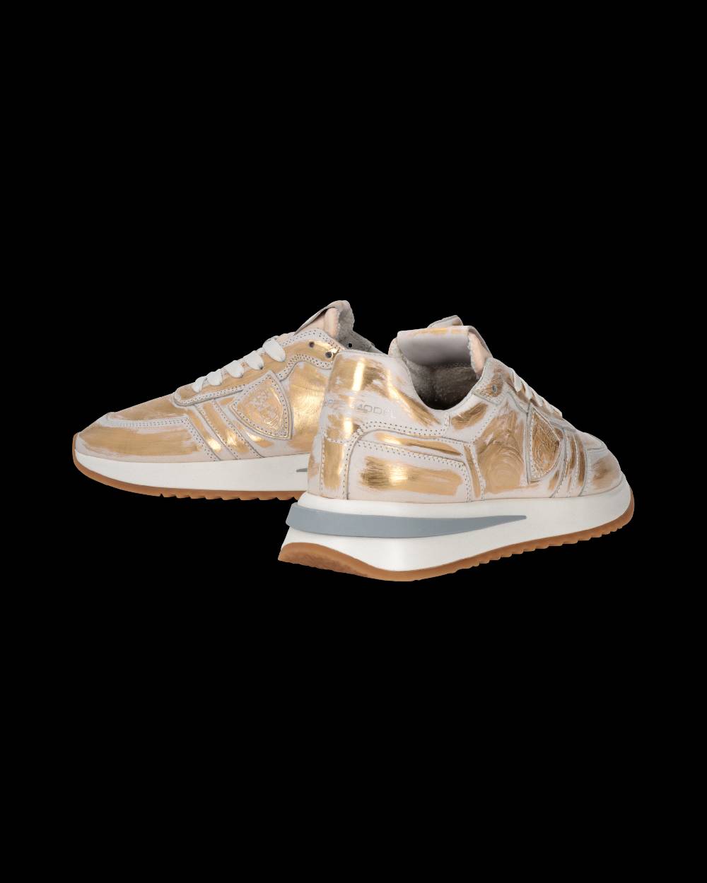 Philippe Model Sneaker Tropez 2.1 Donna, Bianco E Oro