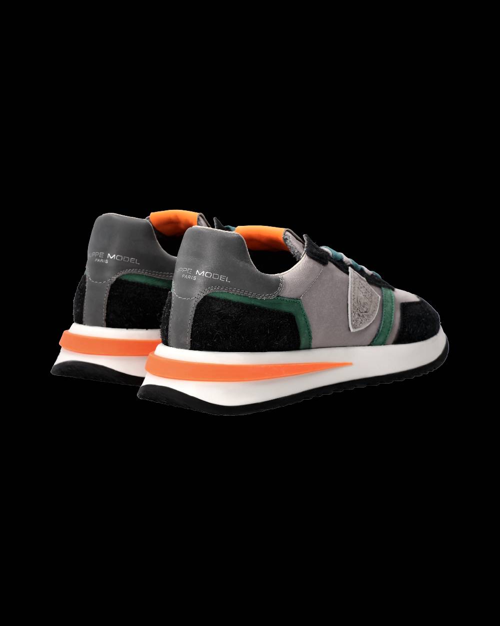 Philippe Model Sneaker Tropez 2.1 Uomo, Grigio E Arancio