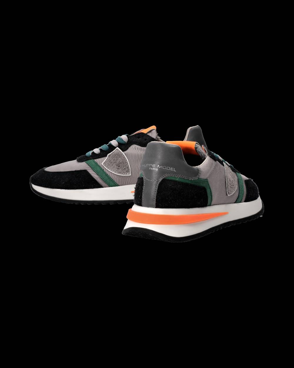 Philippe Model Sneaker Tropez 2.1 Uomo, Grigio E Arancio