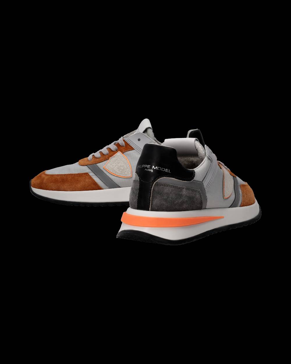 Philippe Model Sneaker Tropez 2.1 Uomo, Grigio E Cognac