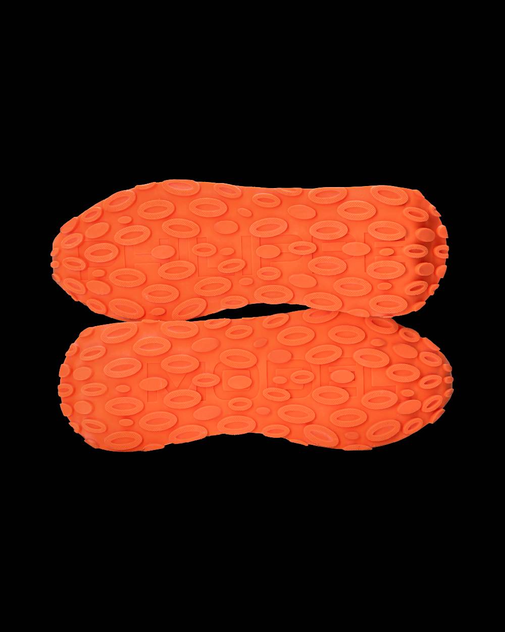 Philippe Model Sneaker Tropez Haute Uomo, Nero E Arancio