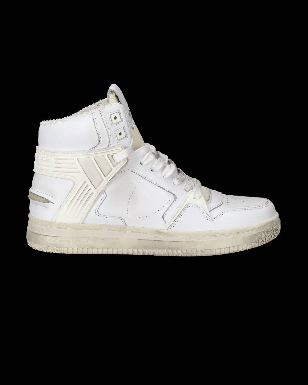 Philippe Model Sneakers Alte La Grande Da Donna Bianche In Pelle
