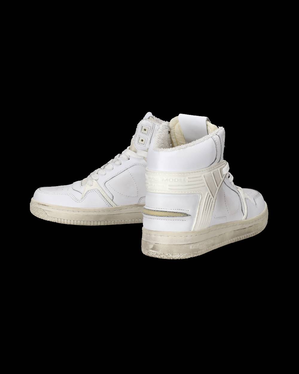 Philippe Model Sneakers Alte La Grande Da Donna Bianche In Pelle