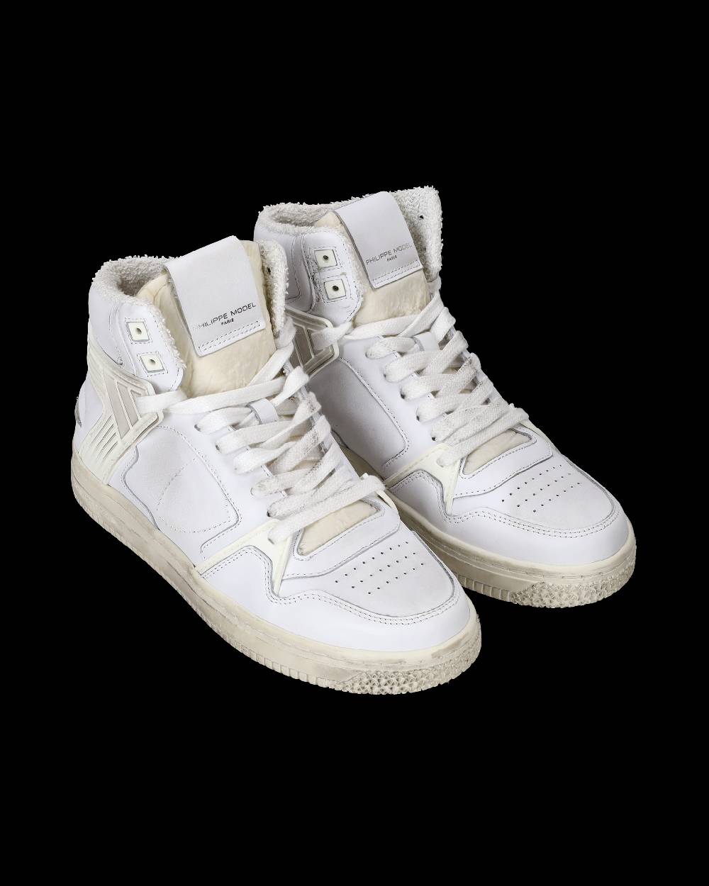 Philippe Model Sneakers Alte La Grande da Donna Bianche in Pelle