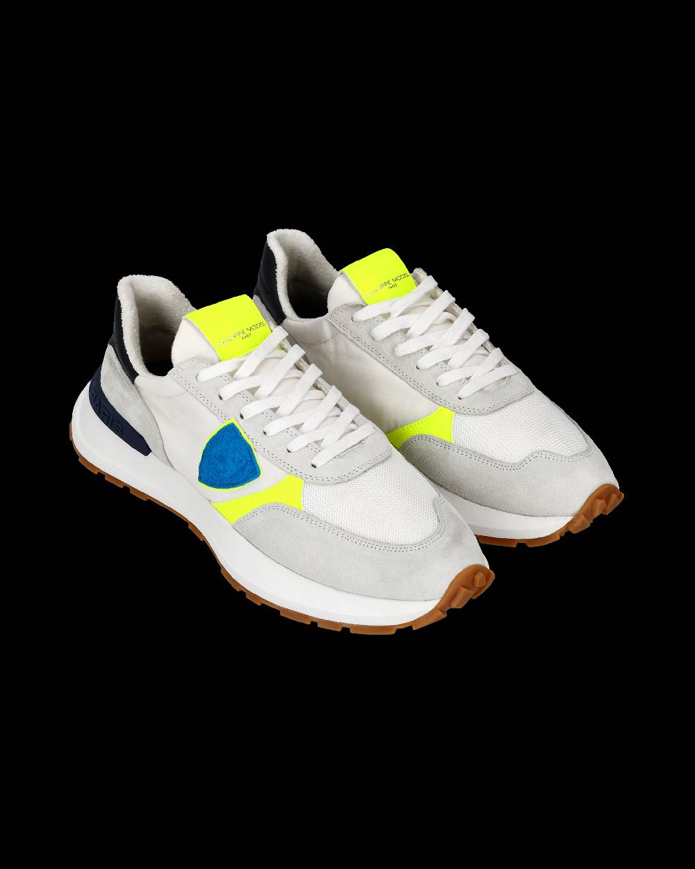 Philippe Model Sneakers Antibes Bianche Uomo in Tessuto Tecnico