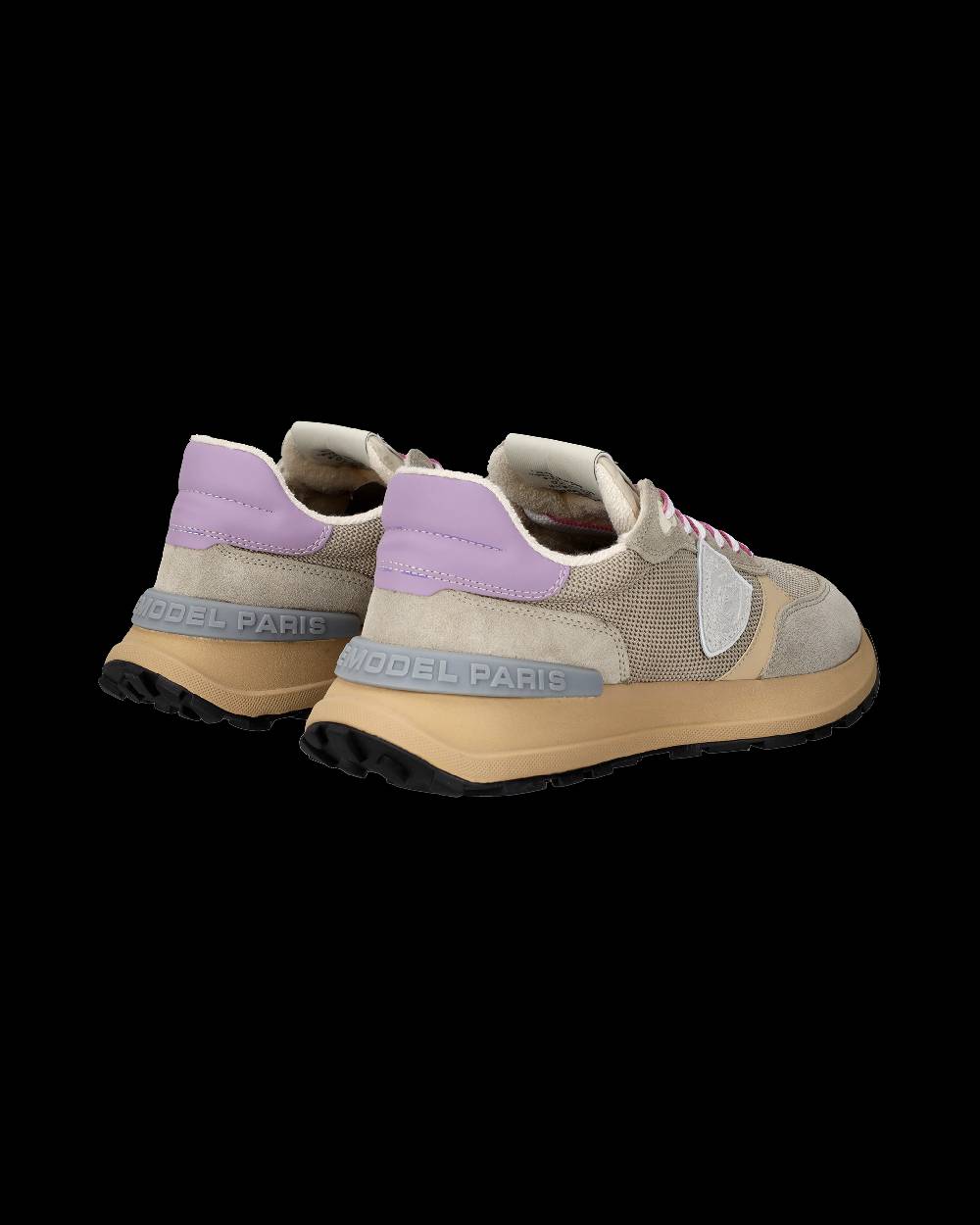 Philippe Model Sneakers Antibes Da Donna Beige In Tessuto Tecnico
