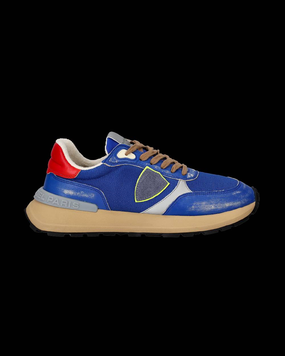 Philippe Model Sneakers Antibes Da Uomo Bluette In Tessuto Tecnico