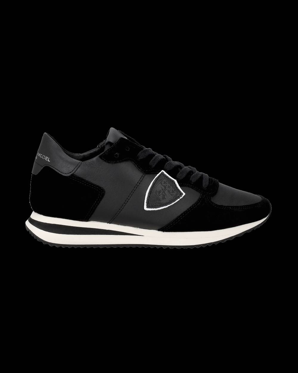 Philippe Model Sneakers Basse Casual Trpx Da Uomo In Pelle - Nero