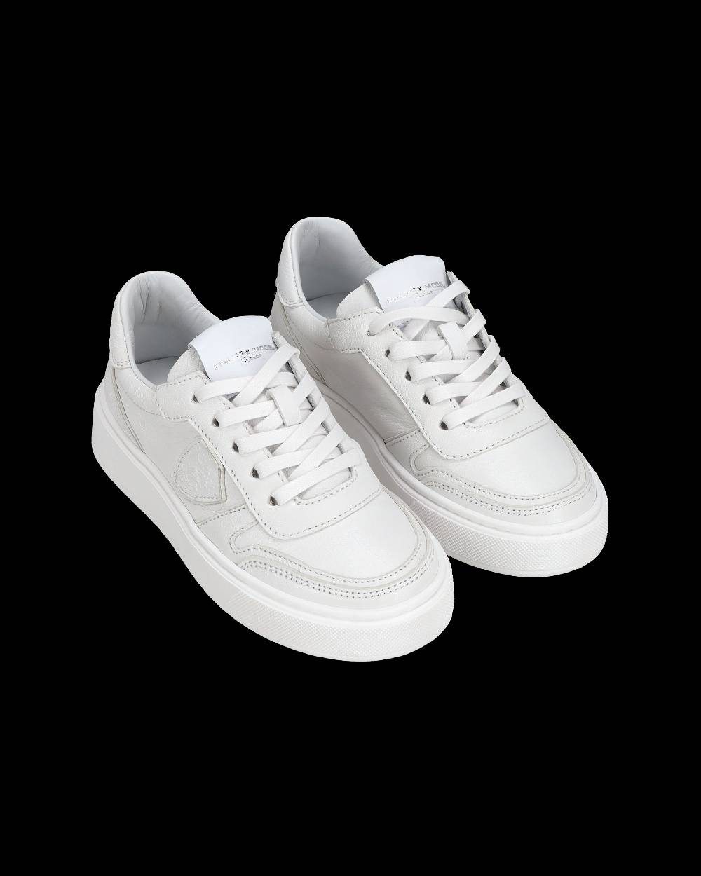 Philippe Model Sneakers basse Junior Nice in pelle, Bianco