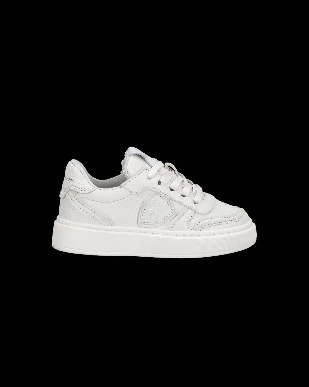 Philippe Model Sneakers Basse Nice Da Bambini In Pelle, Bianco