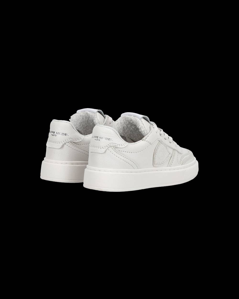 Philippe Model Sneakers Basse Nice Da Bambini In Pelle, Bianco
