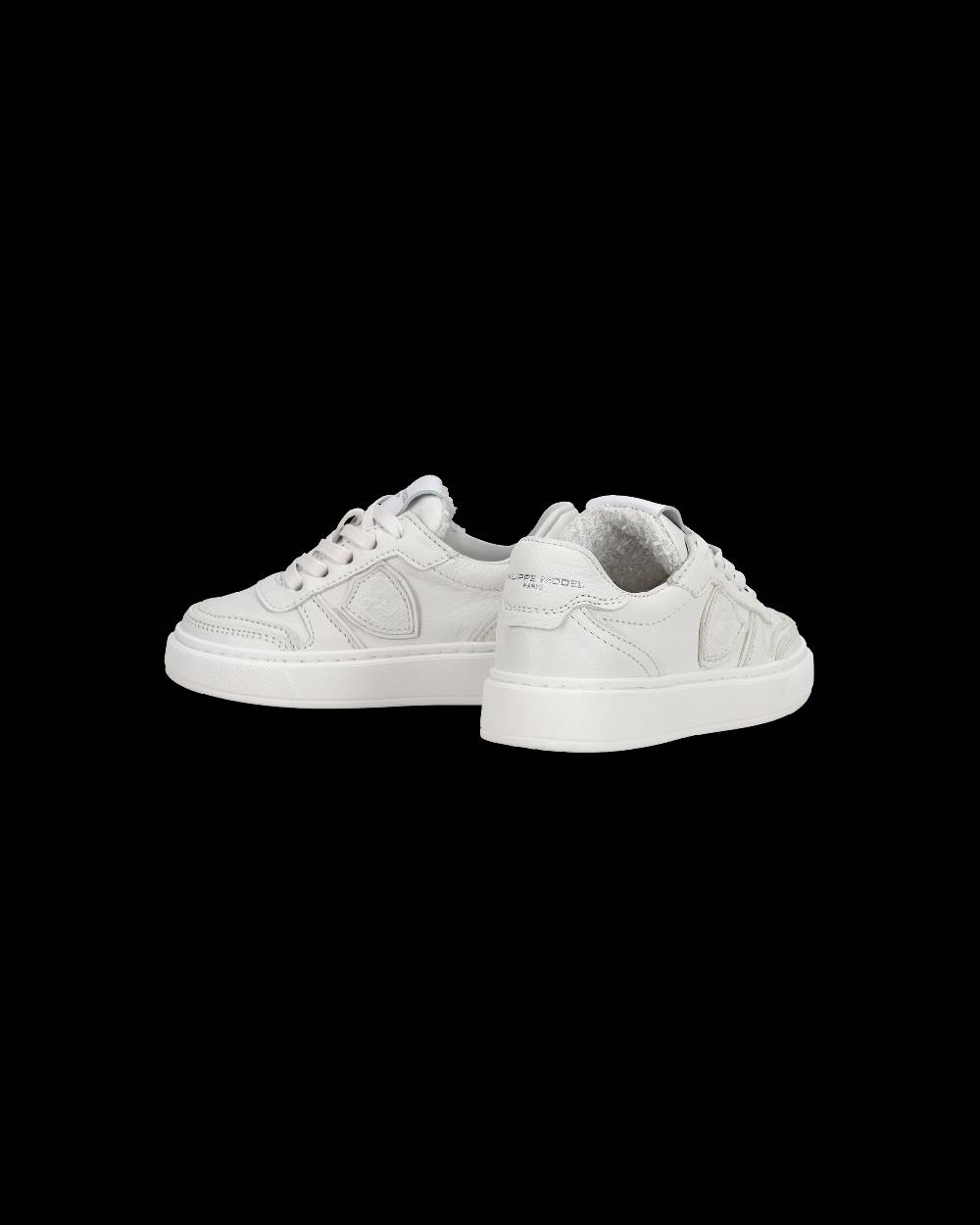 Philippe Model Sneakers Basse Nice Da Bambini In Pelle, Bianco