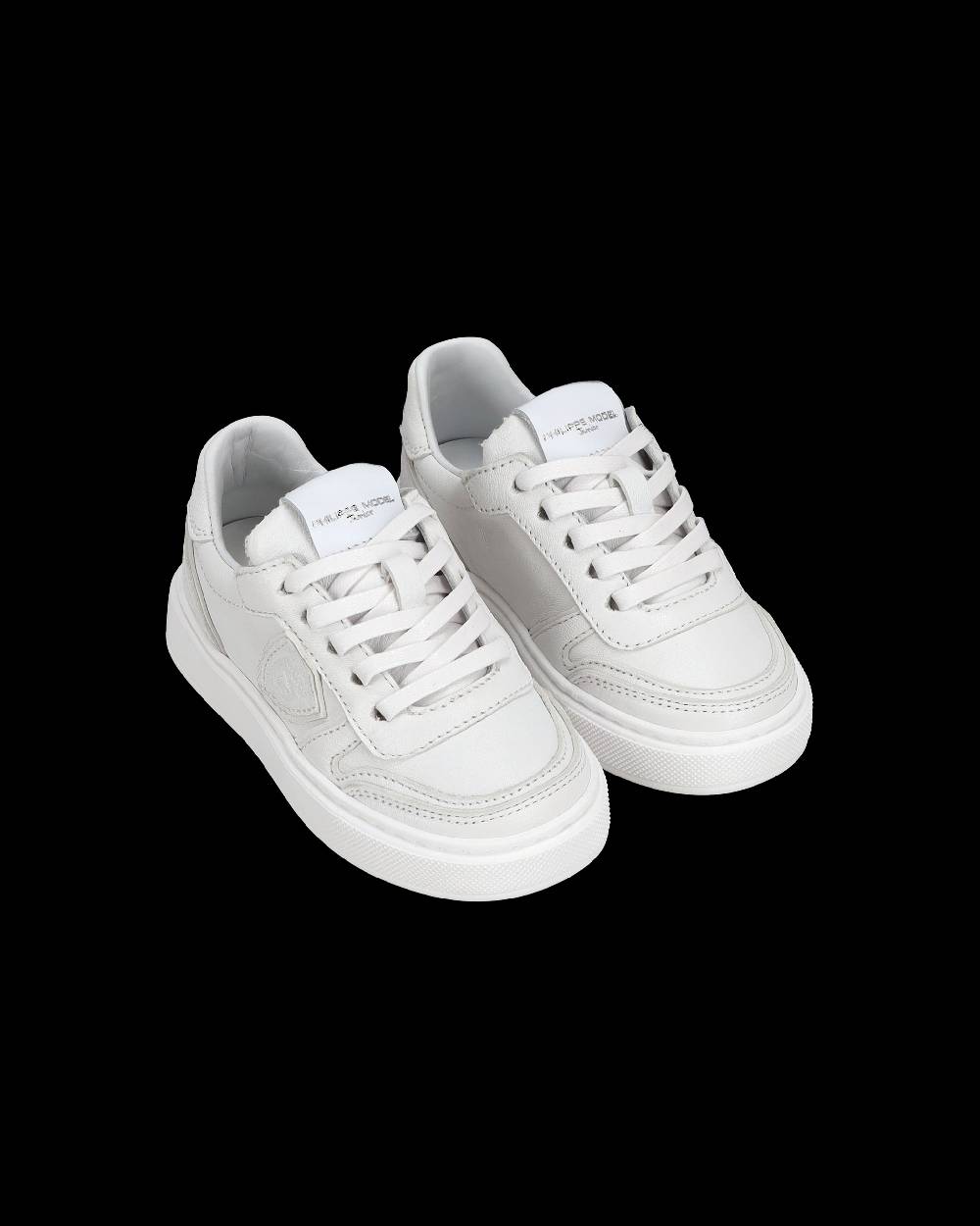 Philippe Model Sneakers basse Nice da Bambini in pelle, Bianco