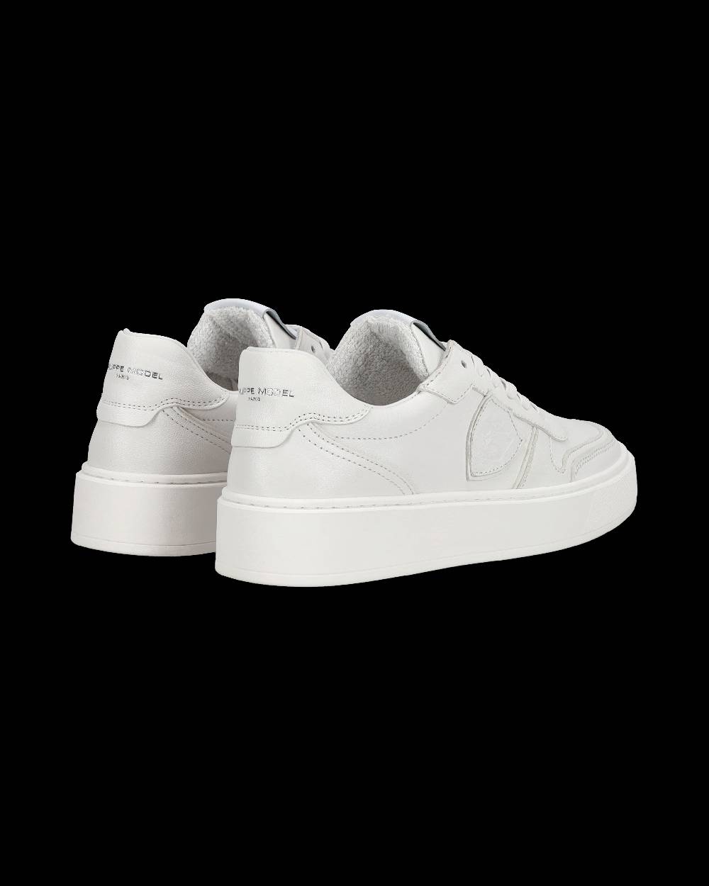 Philippe Model Sneakers Basse Nice Da Ragazzi In Pelle, Bianco