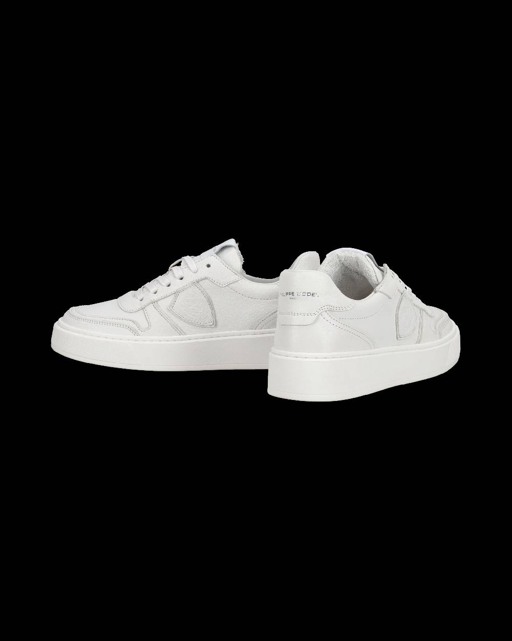 Philippe Model Sneakers Basse Nice Da Ragazzi In Pelle, Bianco