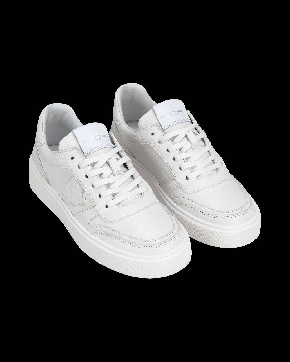 Philippe Model Sneakers basse Nice da Ragazzi in pelle, Bianco