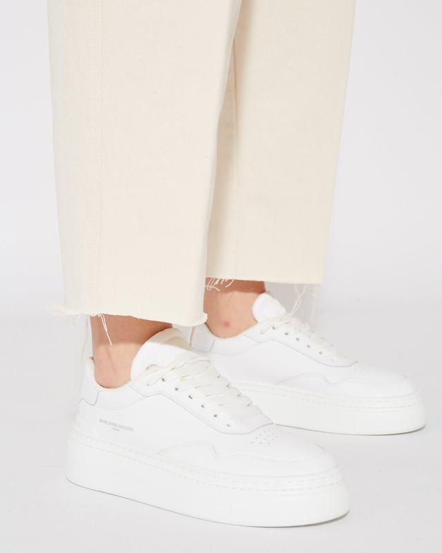 Philippe Model Sneakers Etienne Da Donna Bianche In Pelle