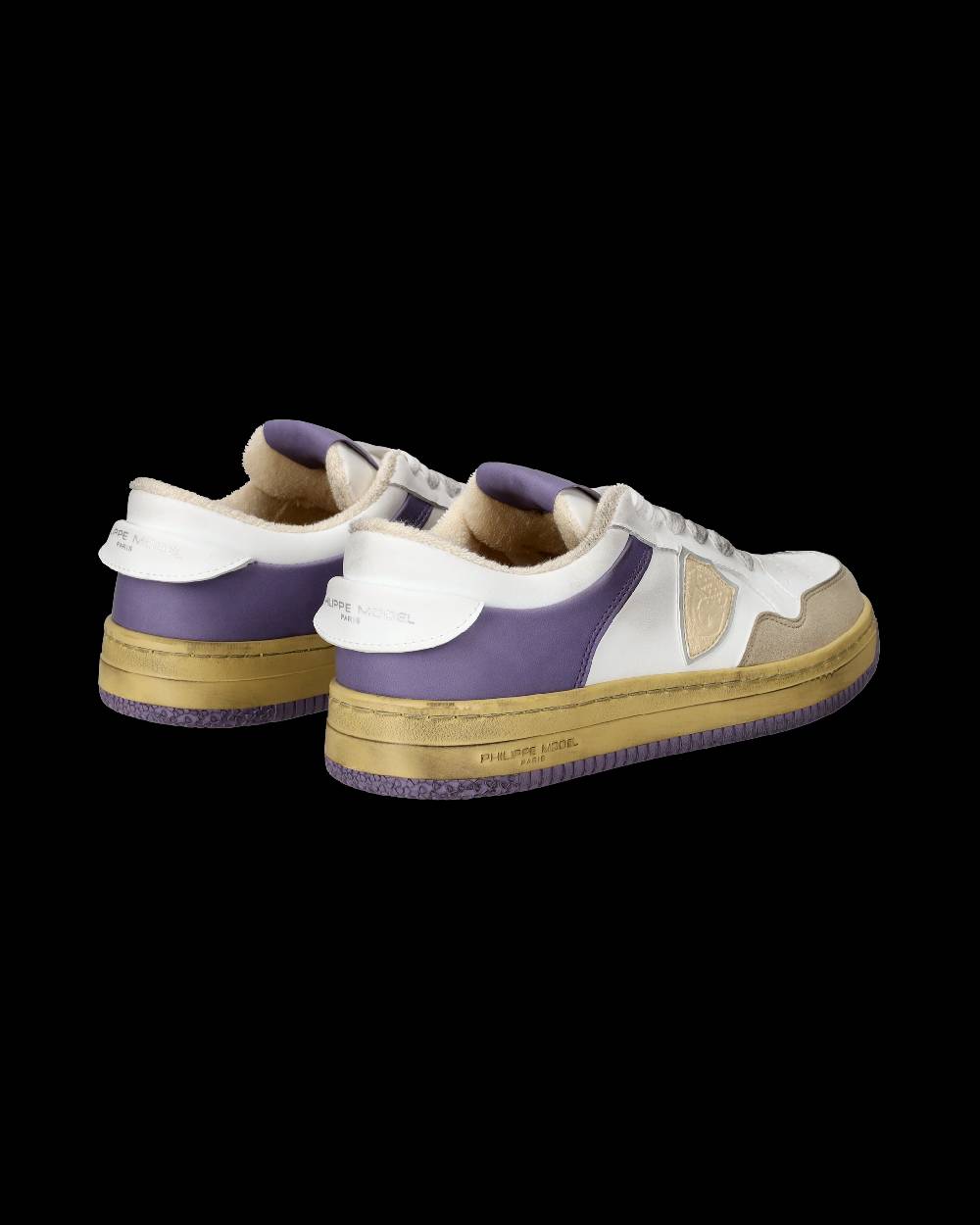 Philippe Model Sneakers Lyon Da Donna Con Dettagli Glicine In Pelle Riciclata