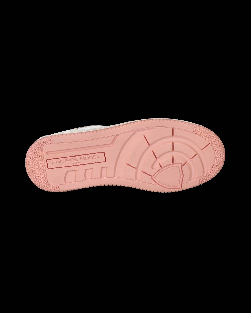 Philippe Model Sneakers Lyon Da Donna Rosa In Pelle Riciclata