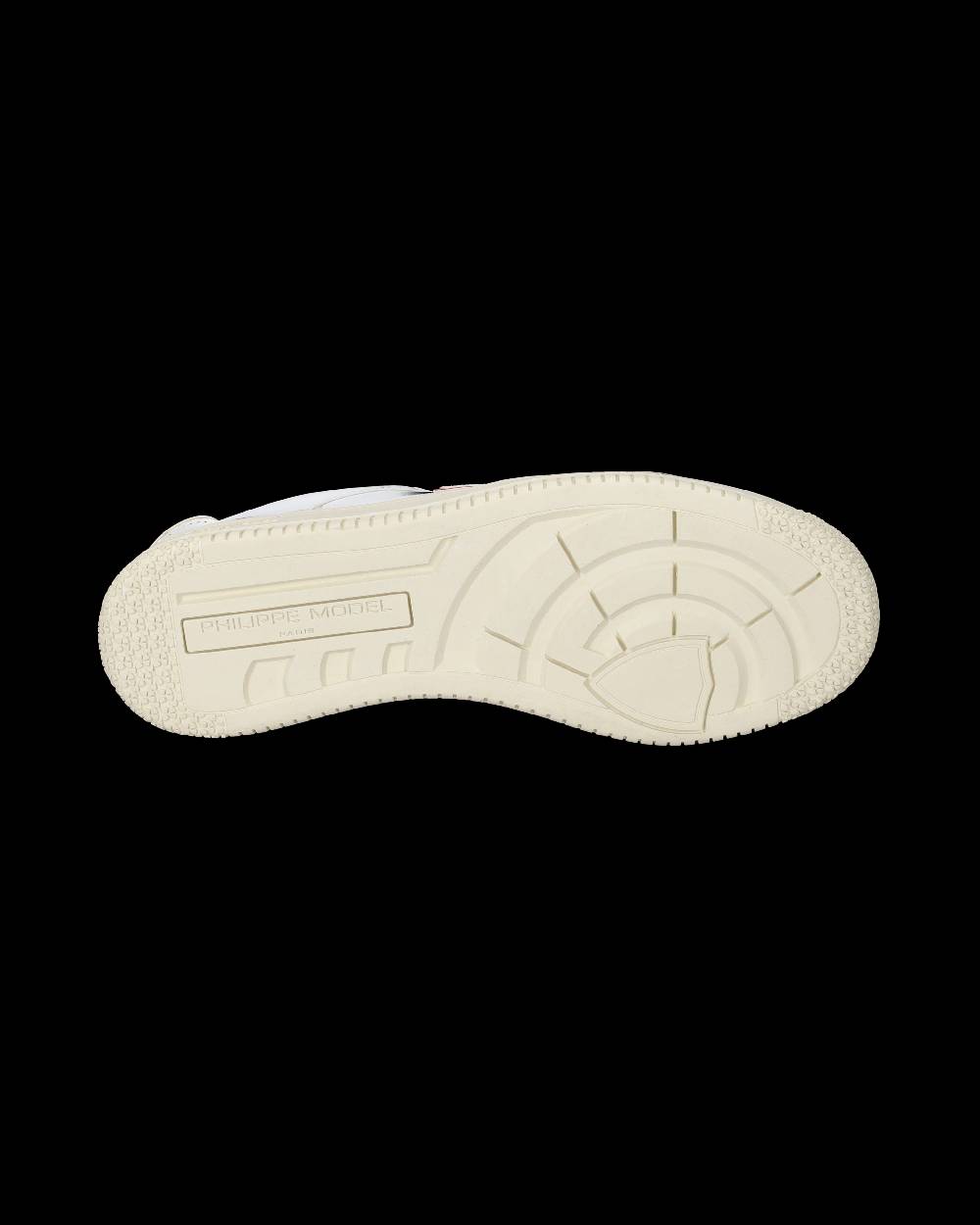 Philippe Model Sneakers Lyon Da Uomo Bianche E Rosse In Pelle Riciclata