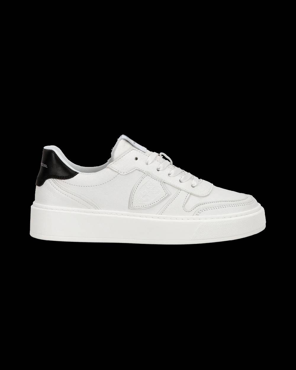 Philippe Model Sneakers Nice Da Ragazzi In Pelle, Bianco Nero